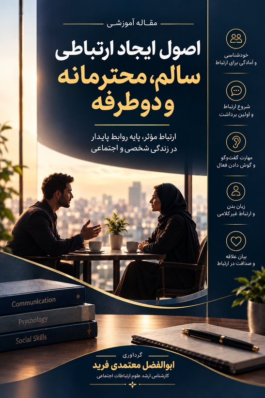 اصول ایجاد ارتباطی سالم، محترمانه و دوطرفه با جنس مخالف